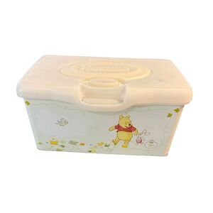 Huggies Winnie the Pooh Baby Empty Pop Up Wipes Tub Disney Baby Refillable Case